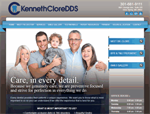 Tablet Screenshot of kennethcloredds.com